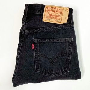 Levi’s Vintage 501’s Black Wash Jeans